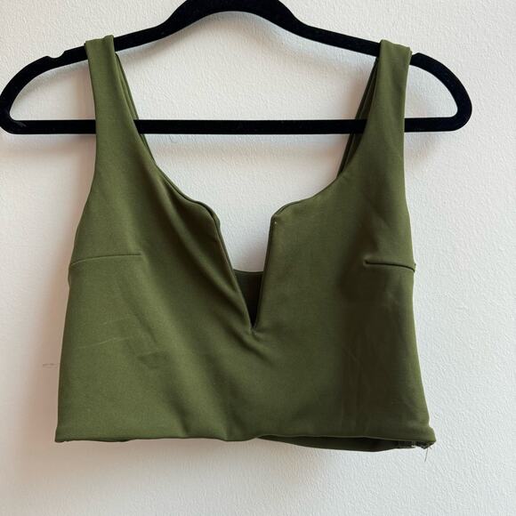 Green Cropped Top For Going Out - Small - Picture 1 of 5